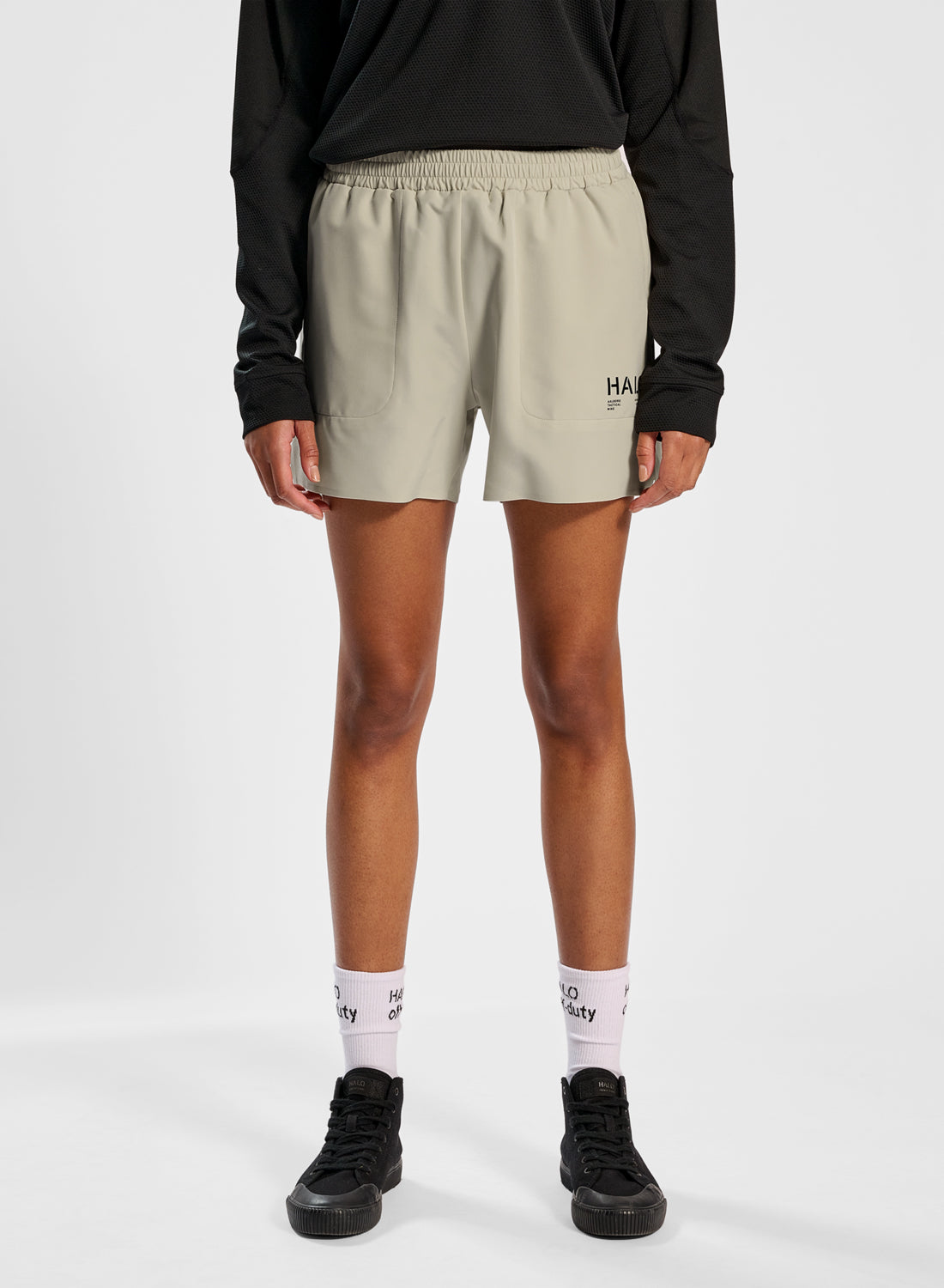 Halo 2-In-1 Training Short Oyster Gray