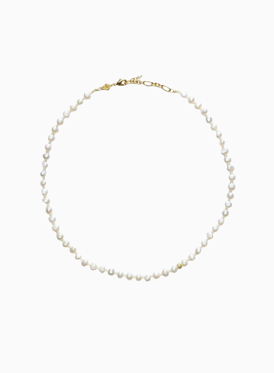 Anni Lu Petit Stellar Pearly necklace gold
