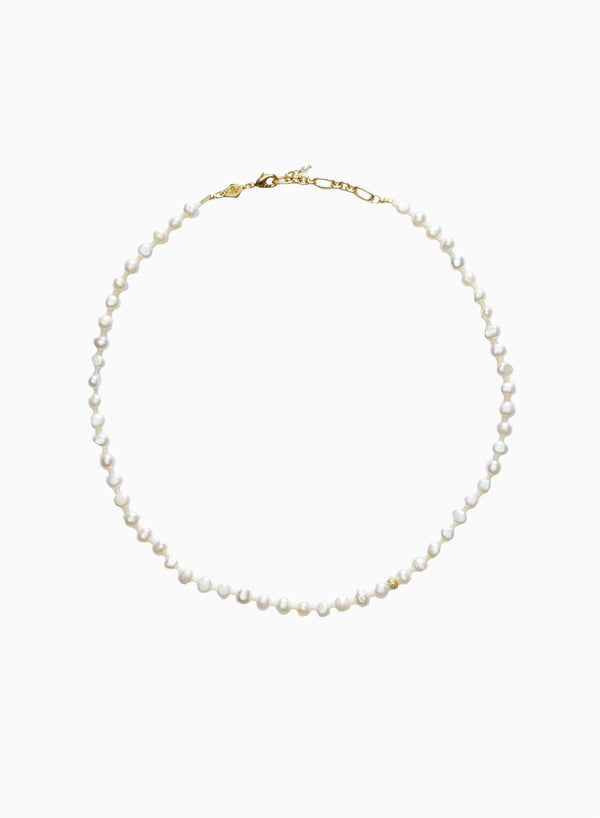 Anni Lu Petit Stellar Pearly necklace gold